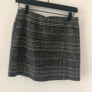 Plaid Forever21 Wool Skirt